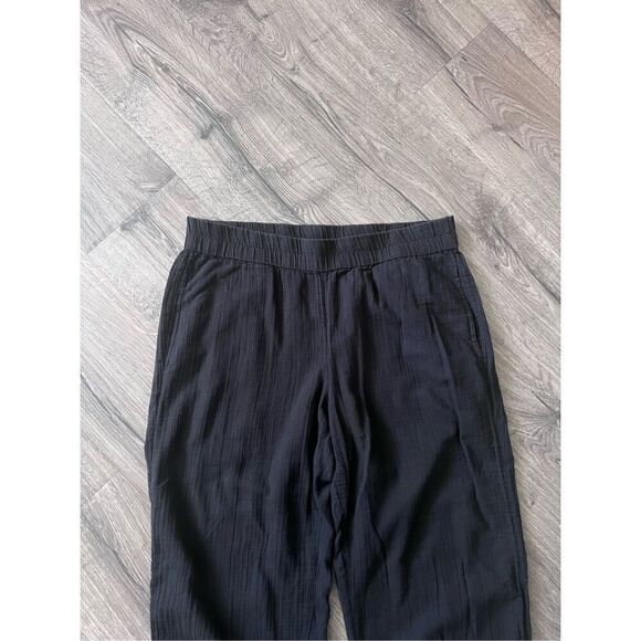Eileen  Fisher 100% cotton Muslin Women Wide leg Pants sz Medium - Picture 3 of 5